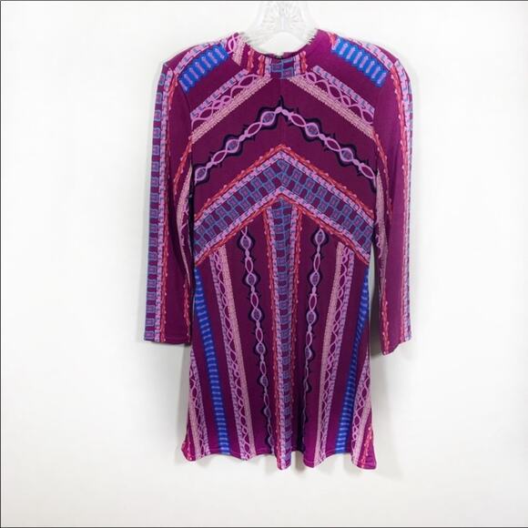 Free People Fuchsia Stella Mini Dress - Picture 2 of 8